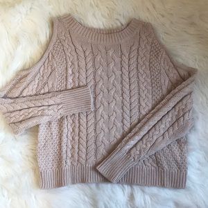AERIE Cold shoulder sweater